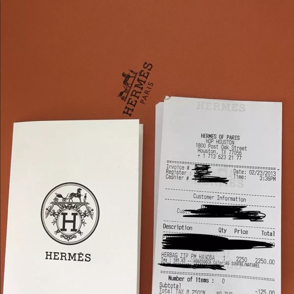 Authentic Hermes Herbag limited edition - Picture 7 of 7